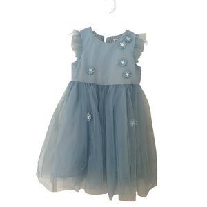 Princess dress, girl 6 years old Light Blue